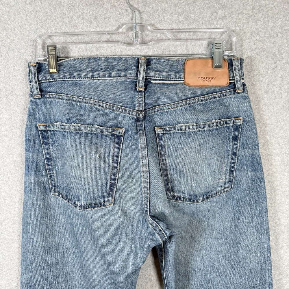 Moussy Vintage Mv Saint Charles Remake Flare Jeans In Blue Size 27 Womens - Picture 6 of 13